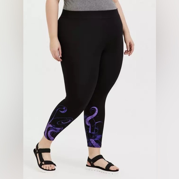 torrid Pants - Disney Ursula Little Mermaid Tentacle Leggings Torrid x Her Universe sz 3 EUC